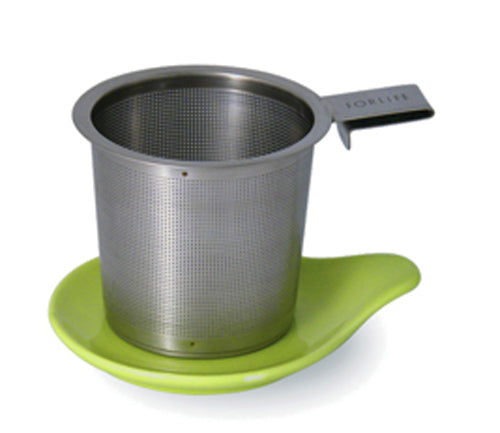 Extra-Fine Tea Infuser with Dish