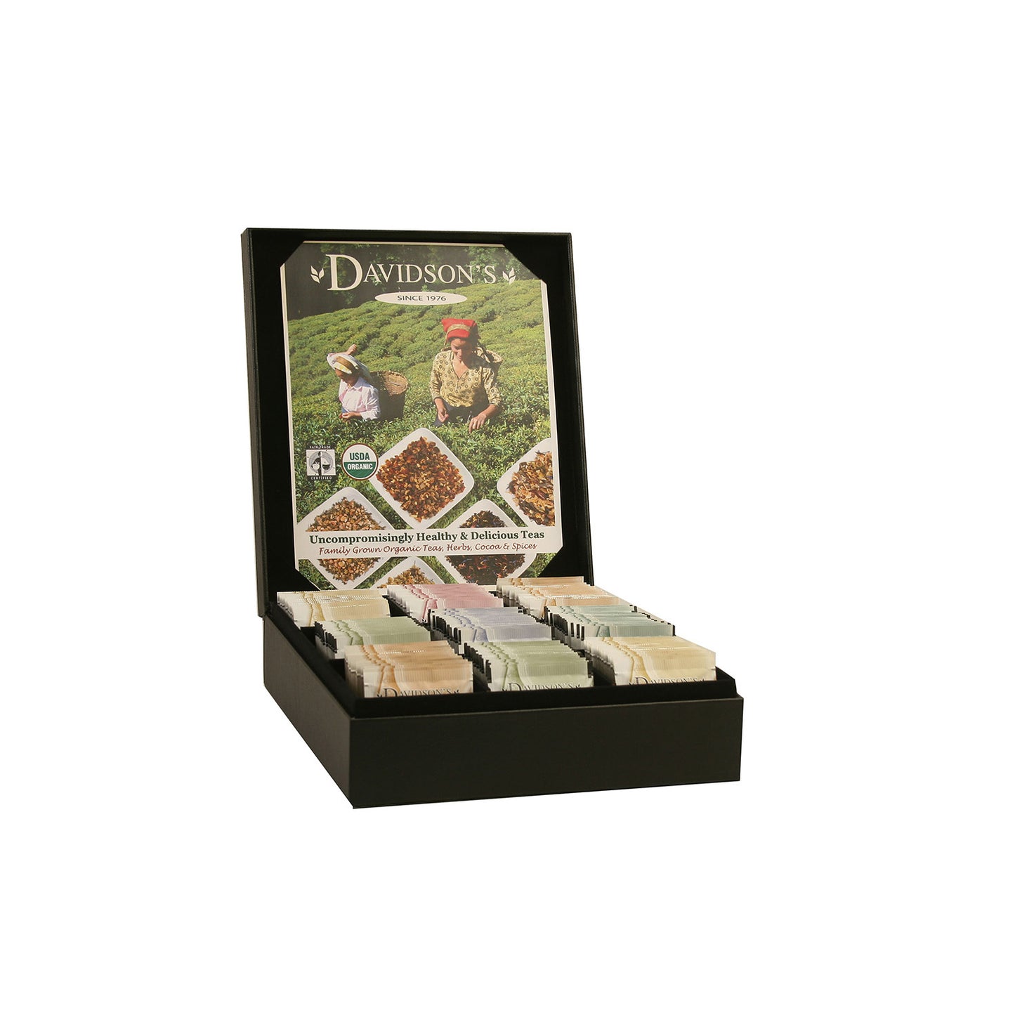 Leather Tea Bag Display Box