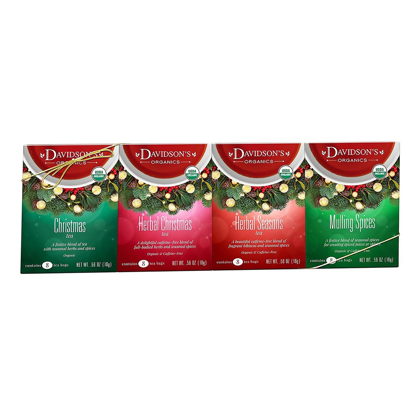 Holiday Tea 4 Pack Gift