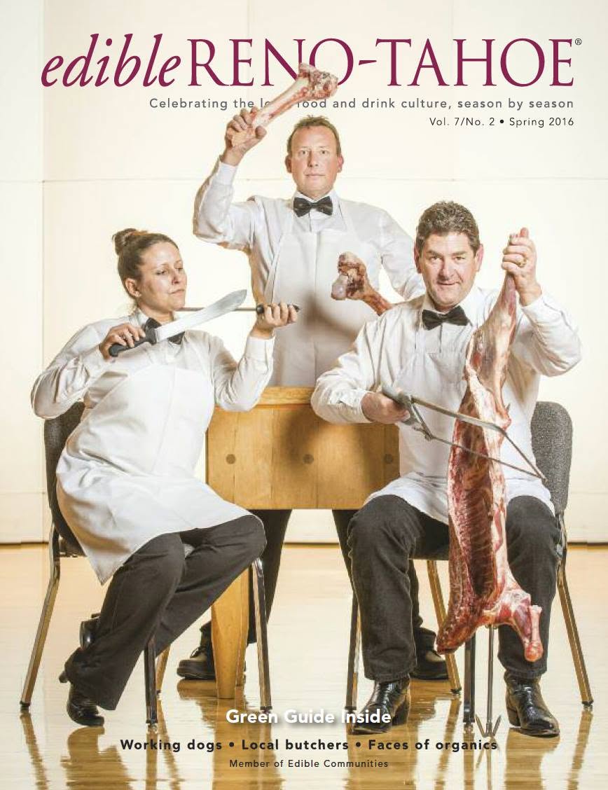 Cover of the 'edible RENO-TAHOE' magazine, Vol. 7, No.