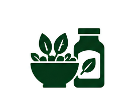 Icon of a bowl with leaves and a bottle labeled 'Herb'