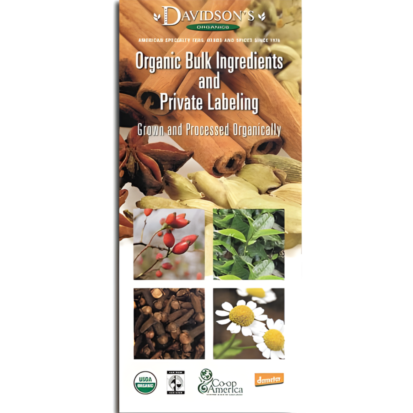 Bulk Ingredients and Private Labeling Brochure - Wholesale