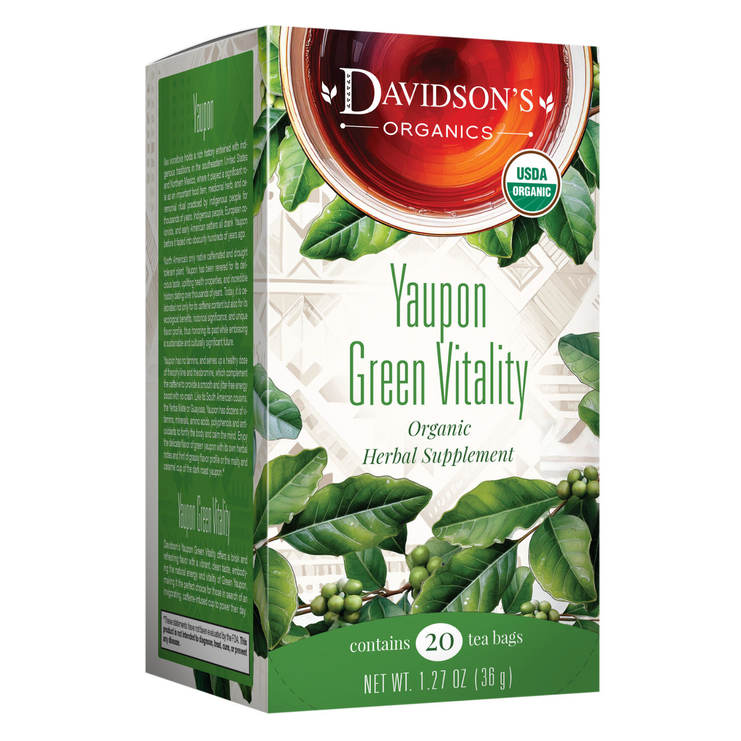 Yaupon Green Vitality - Wholesale